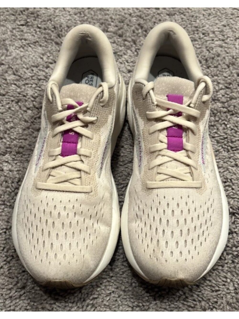 Brooks Ghost 16 Almond/Peach/Coco 1204071B251 Womens Sz 8.5 Run Walk Train Shoes - Picture 5 of 8